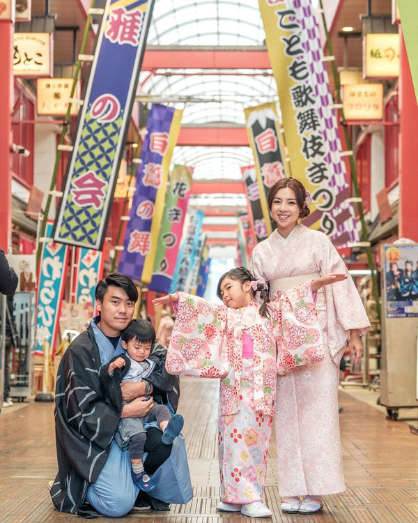 與Yuho在東京淺草觀音寺的家庭攝影之旅