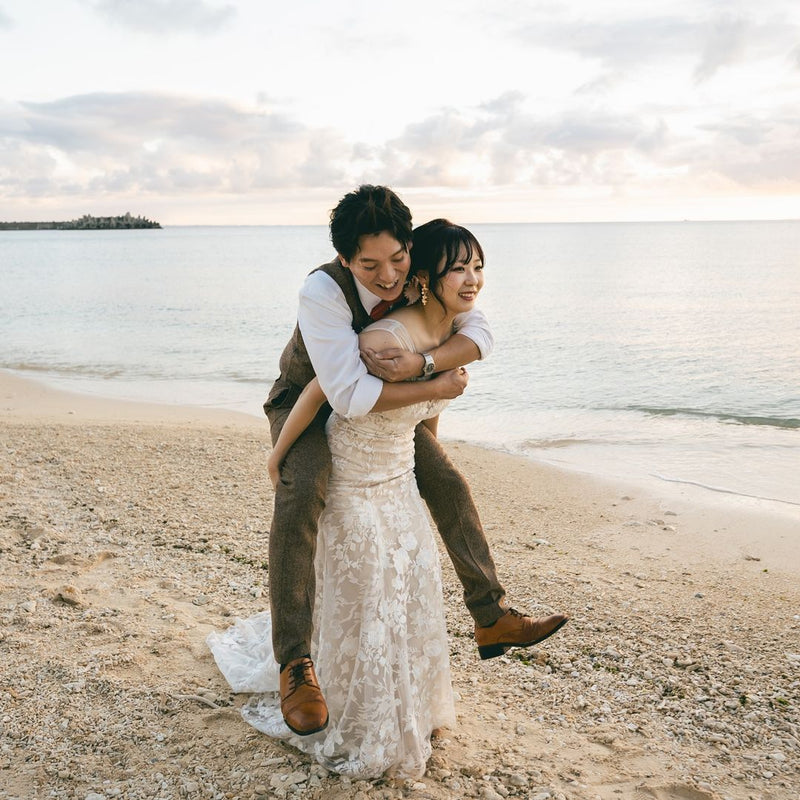 日本婚禮攝影師預約 | 沖繩情侶日落攝影
