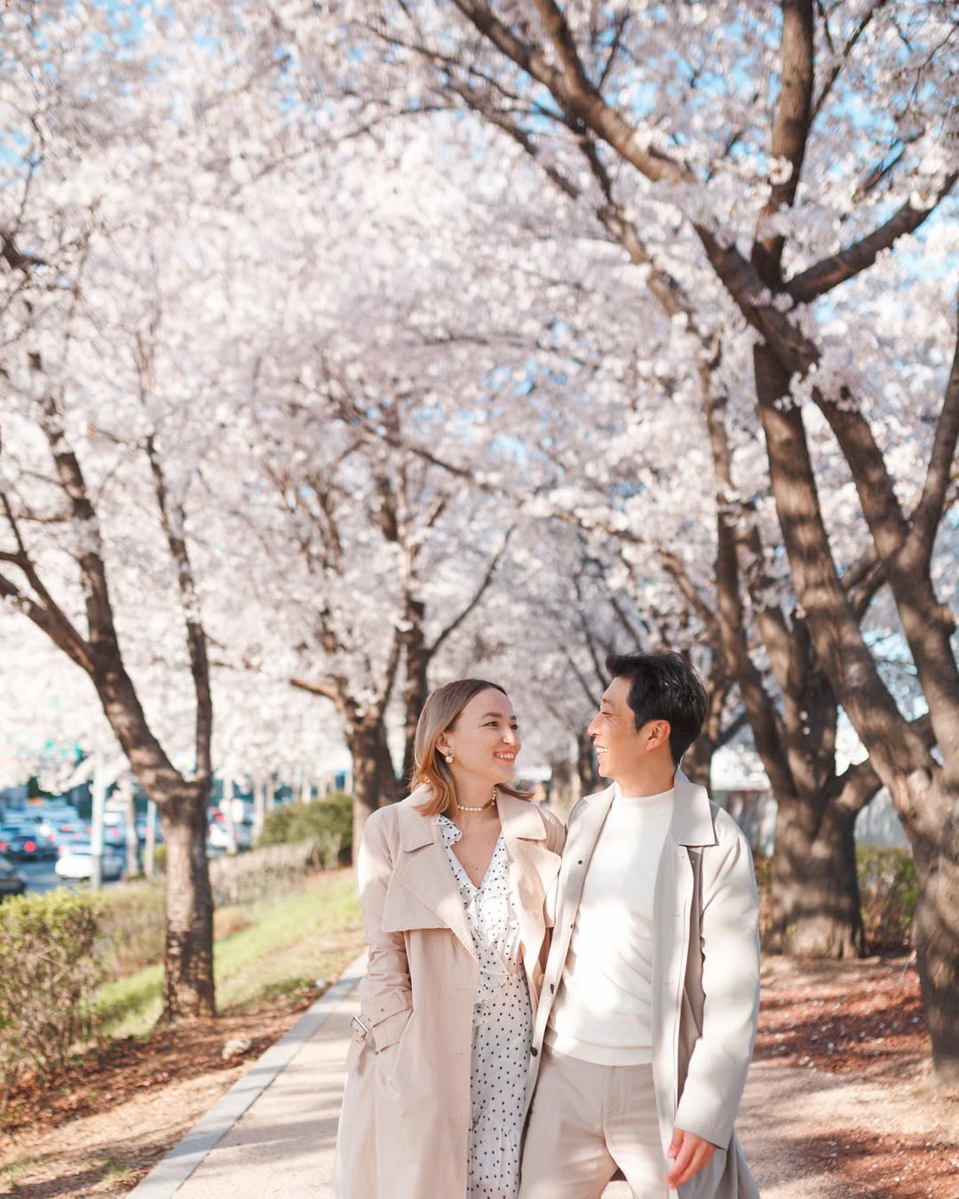 大手牽小爪：Olga 首爾情侶與毛孩寫真