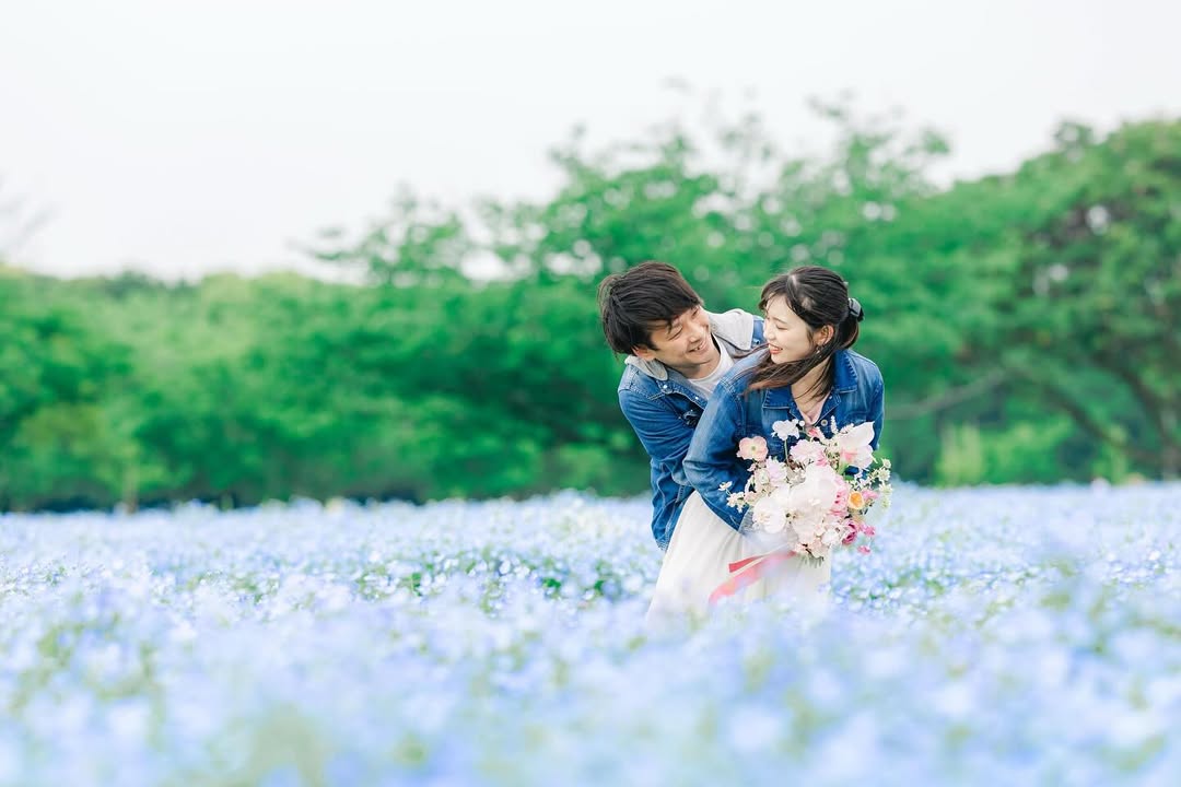 福岡街頭，兩人的世界: Eri為你們留下愛的印記