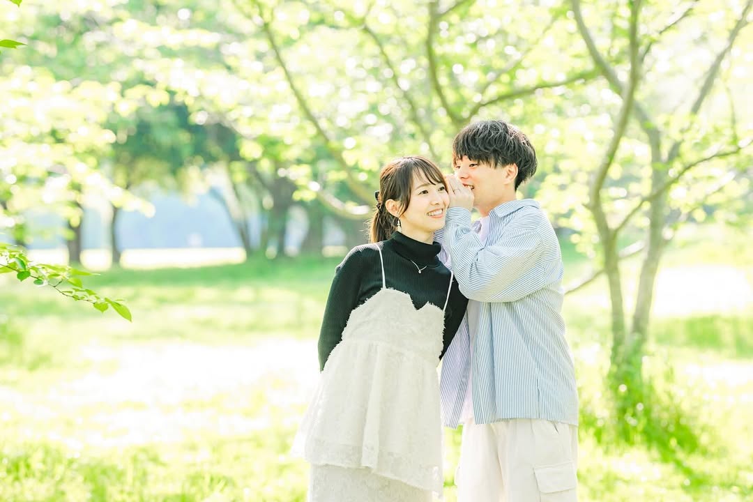 福岡街頭，兩人的世界: Eri為你們留下愛的印記