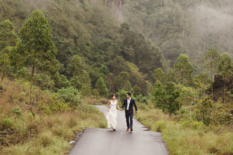 Bali Wedding Photography Japan | Black Lava Mountain Photoshoot