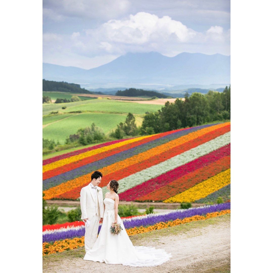 在北海道花開的天空下求婚：與 Yuko 定格愛的永恆起點