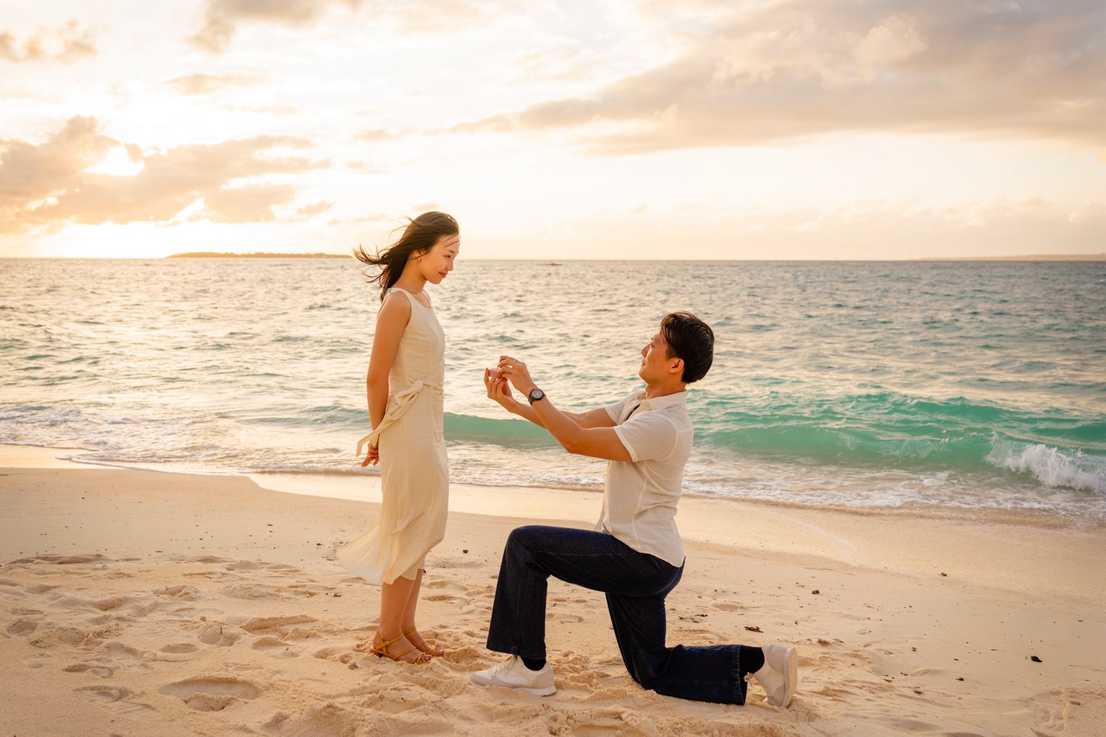 在沖繩最美的海景裡，迎來屬於你們的永遠：Taira 求婚寫真