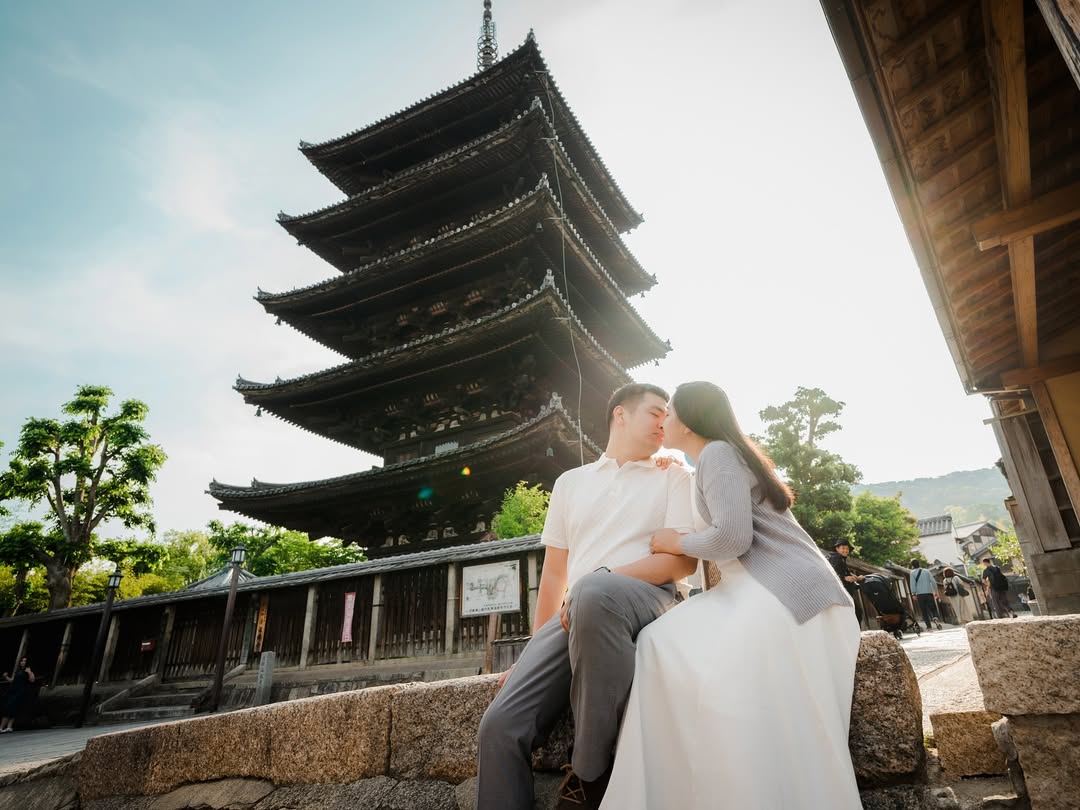 在片刻之間慢慢生長的愛：Yosu 京都情侶攝影
