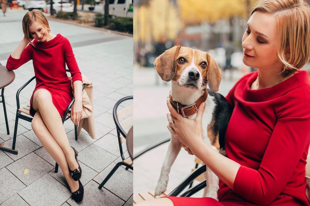 大手牽小爪：Olga 首爾情侶與毛孩寫真